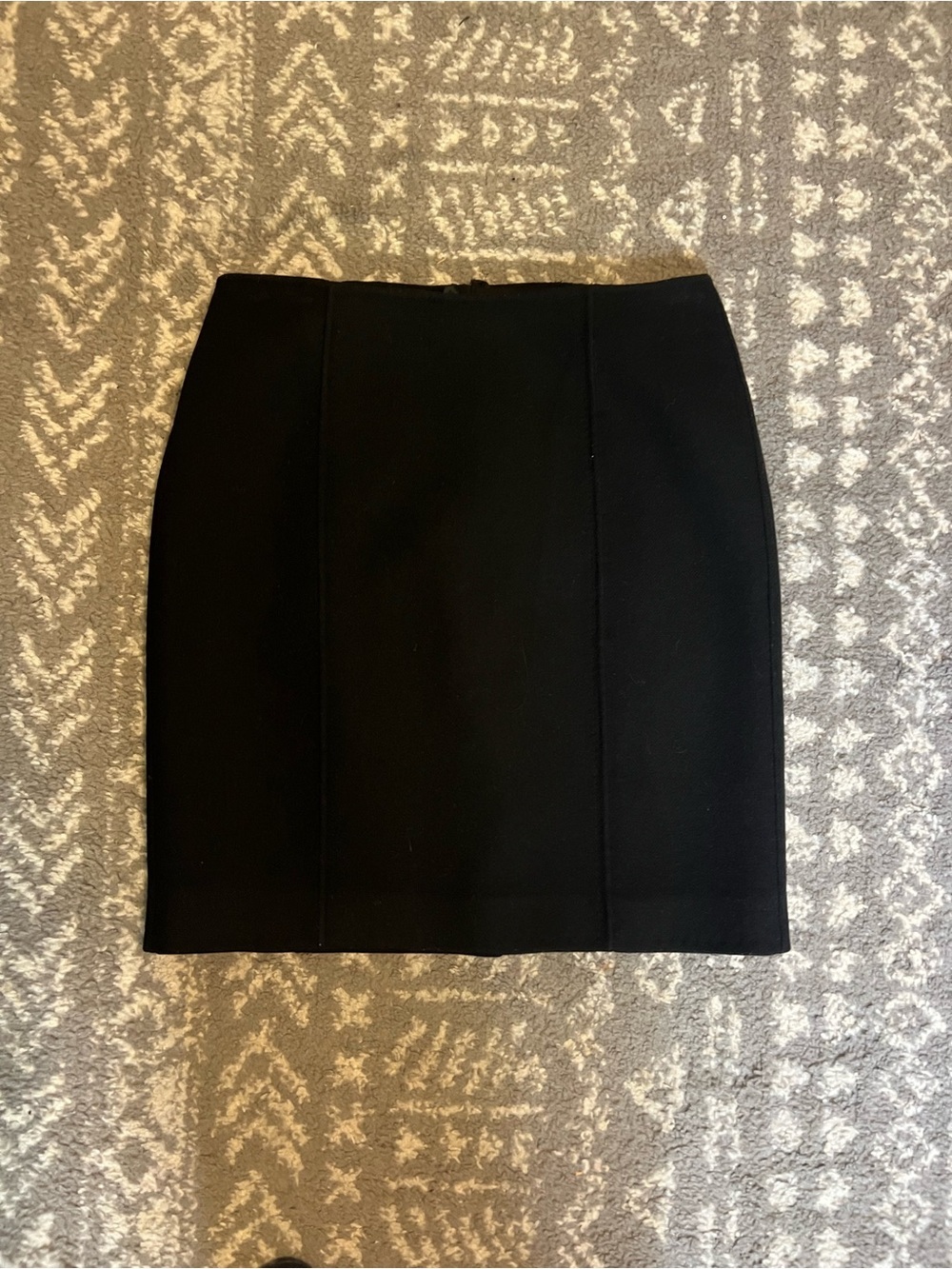 Talbots 100% wool Classic Black Women's Pencil Skirt size 4 (ZZ121)